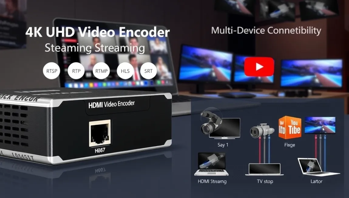4K HDMI Encoder URayCoder - H265 H264 Video Streaming