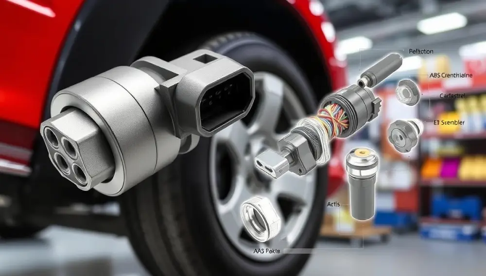 ABS Wheel Speed Sensor Close-up View