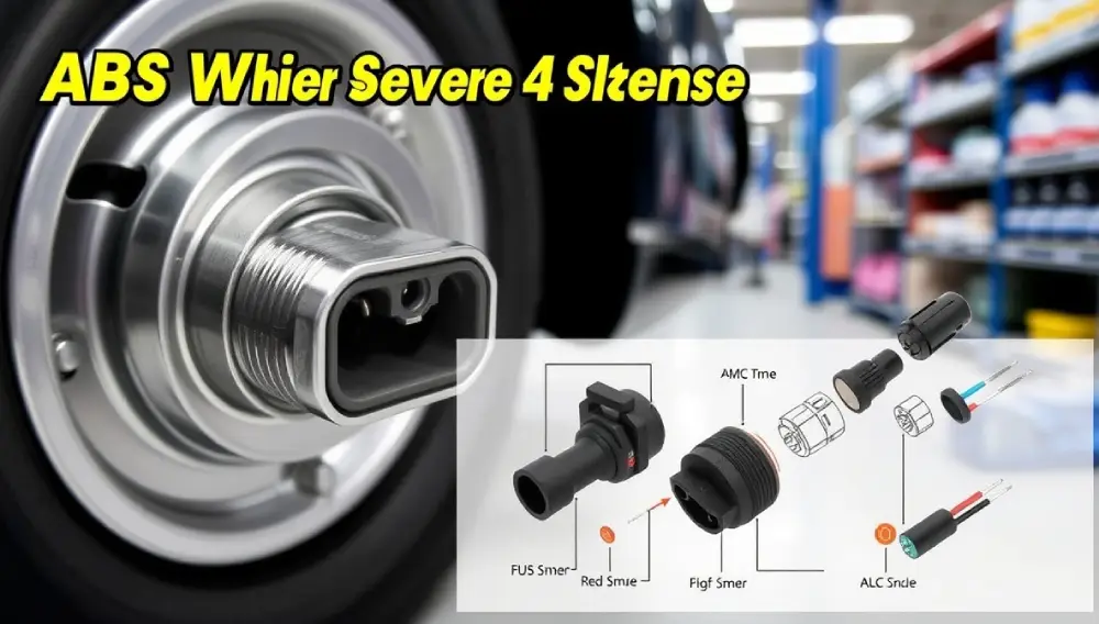 ABS Wheel Speed Sensor Exploded View