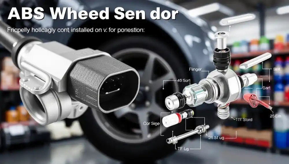 ABS Wheel Speed Sensor in Auto Parts Store