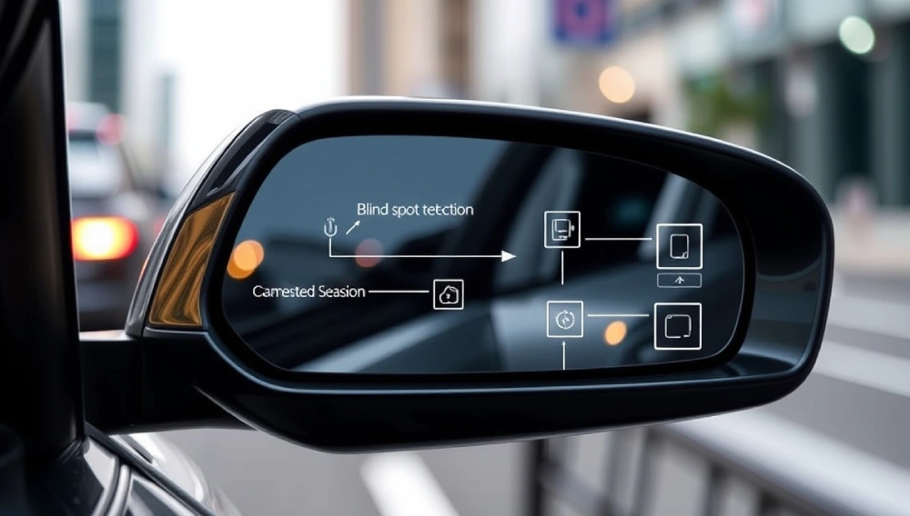 BMW 330i Mirror Blind Spot Detection