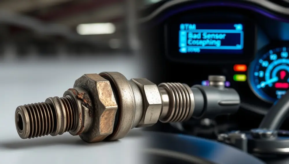 Bad O2 Sensor Close-up