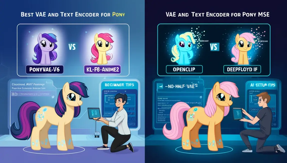 Best VAE and Text Encoder for Pony Model – Featured
