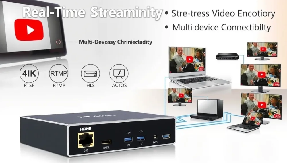 HDMI Encoder Front Panel - HDMI to IP Converter