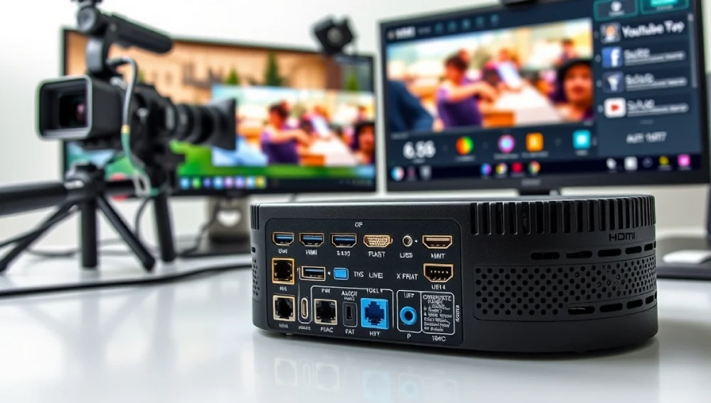 HDMI Encoder IPTV Back View