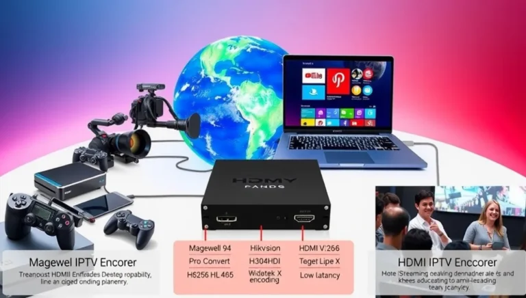 HDMI IPTV Encoder for Global Streaming
