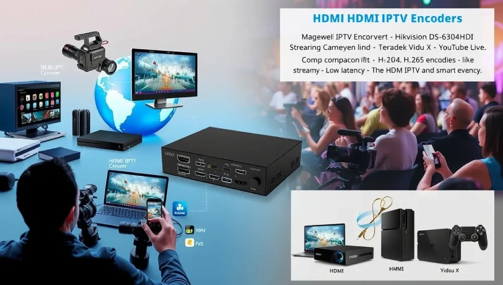 HDMI IPTV Encoder for Live Event Streaming