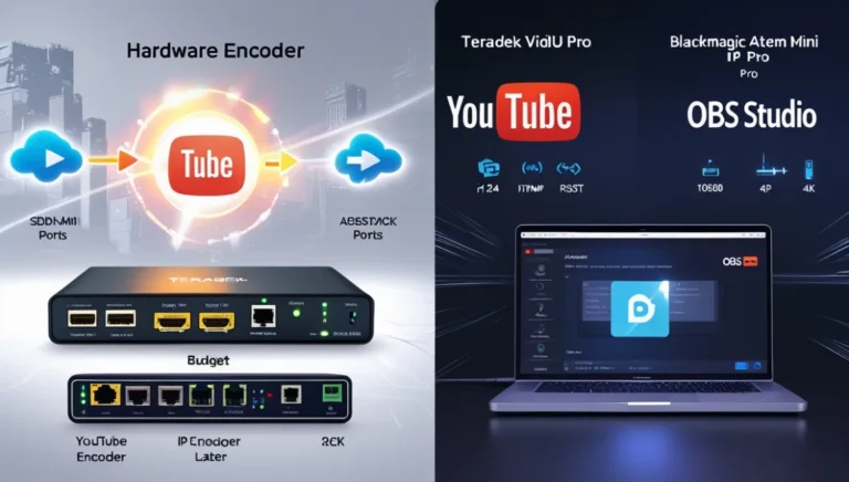 IP Streaming Encoder on Professional Setup