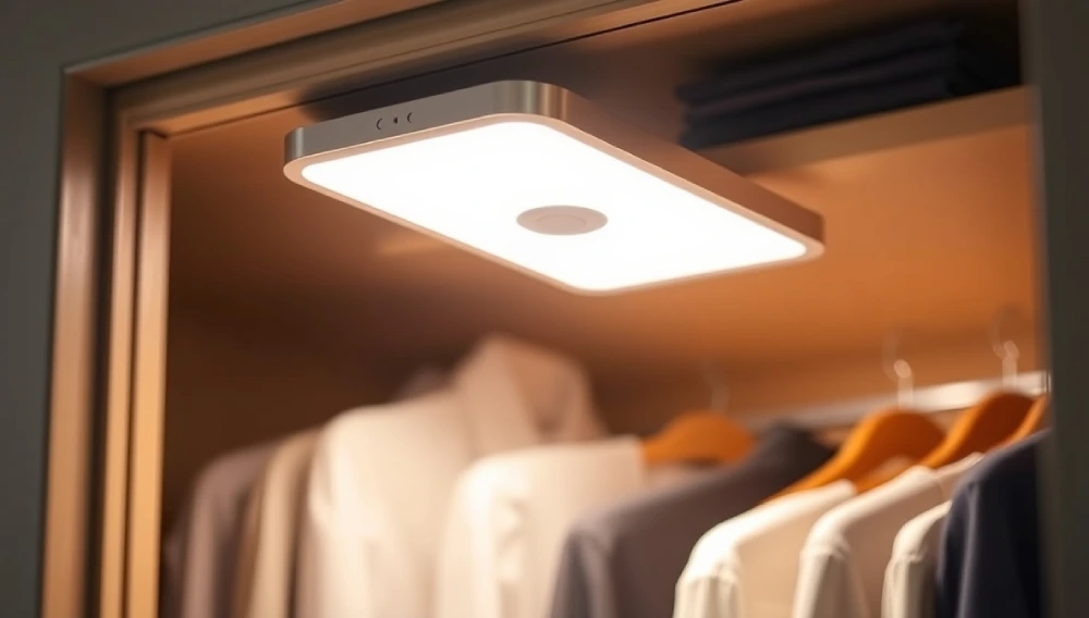 Motion Sensor Closet Light in Action