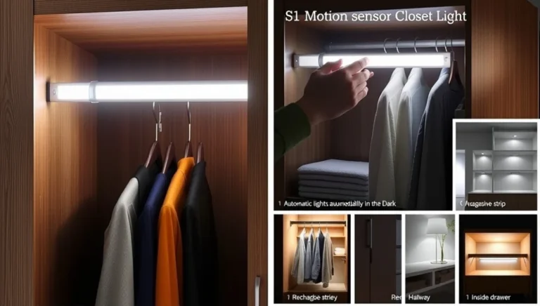 Motion Sensor Closet Light – Smart Wardrobe Lighting