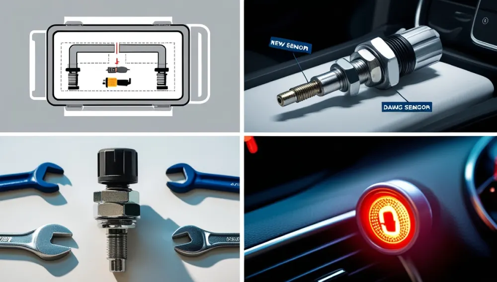 New vs Faulty Oil Pressure Sensor