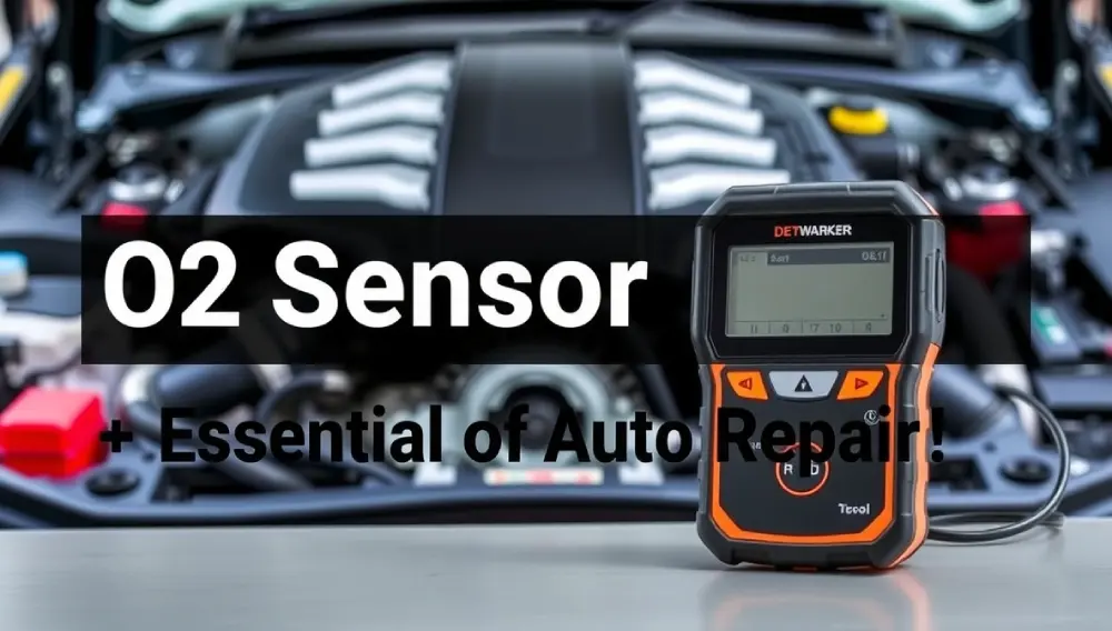 O2 Sensor Tool in Use for Car Engine Repair