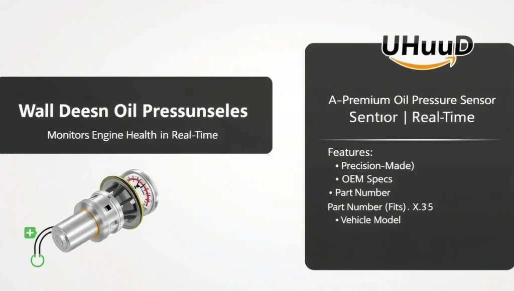 Oil Pressure Sensor with Wiring Harness