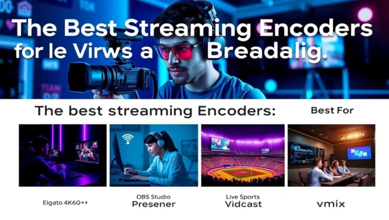 Professional Streaming Encoder Setup