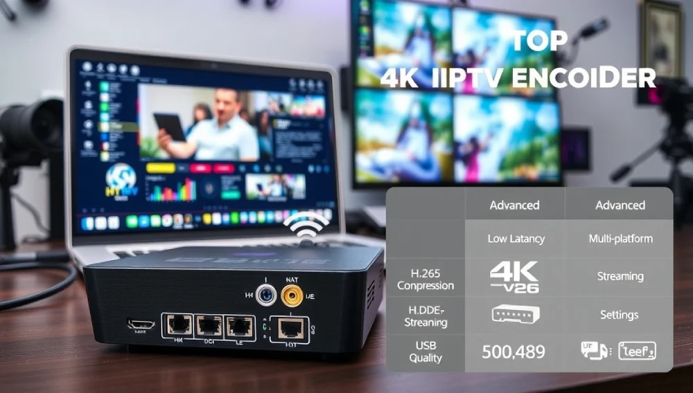 The Best 4K IPTV Encoders – Stream in UHD