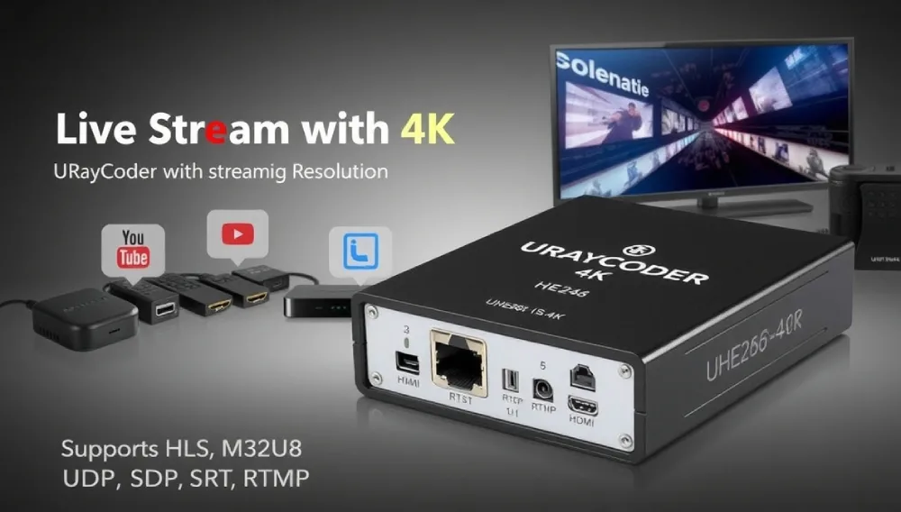 URayCoder 4K Streaming Encoder Close-up