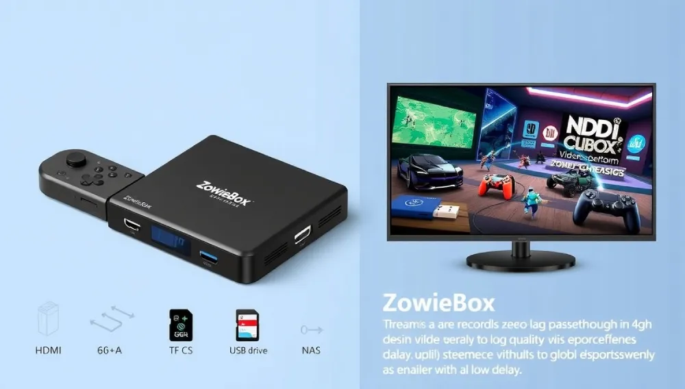 ZowieBox Video Encoder NDI_HX3 Converter - Professional Live Streaming