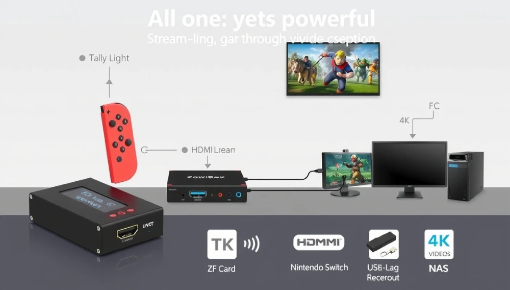 ZowieBox Video Encoder - Point-to-Point Transmission