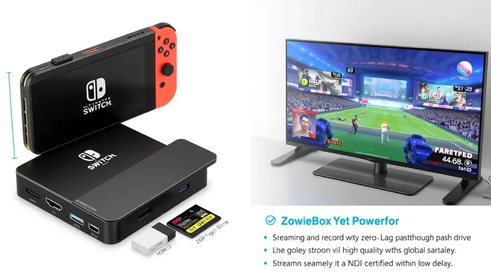 ZowieBox Video Encoder Standalone Game Streaming - Plug and Play