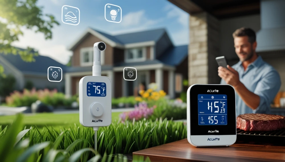 AcuRite Wireless Weather Sensor Mounted Outdoors