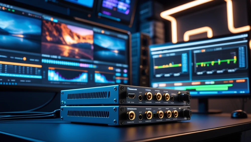 Blackmagic Teranex in Small Studio