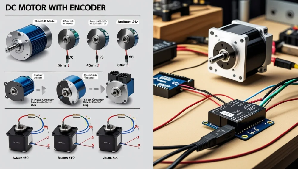 DC Gearmotor with Encoder on Arduino Project
