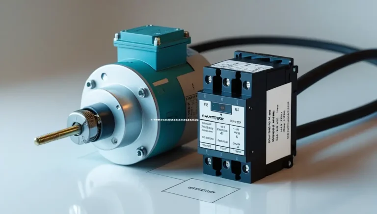 Detailed image showing motor starters and contactors in action in an industrial motor control system.