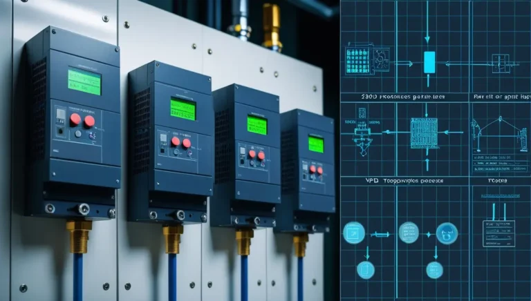 Featured image showing modern Variable Frequency Drives installed in an industrial setup.