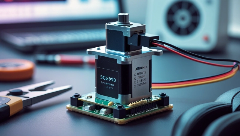 World map showing applications of tiny servo motors in various countries