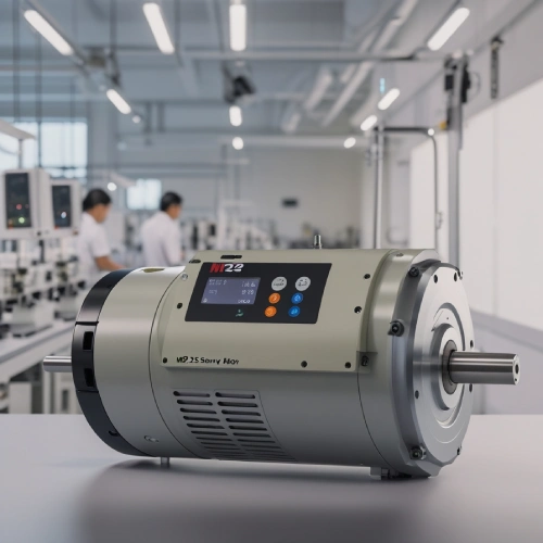 Close-up of M92 Juki Servo Motor, highlighting its compact design and intricate components