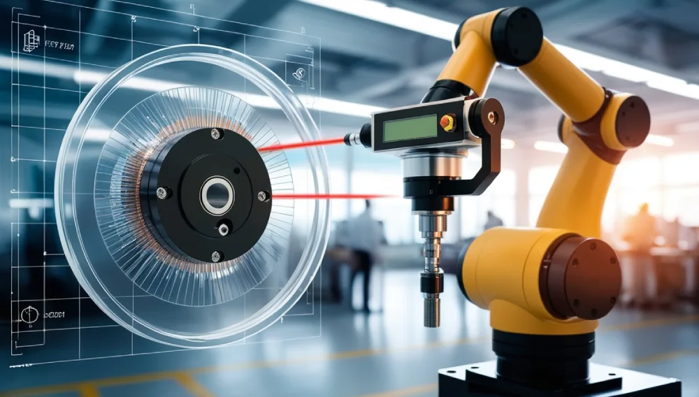 Robotic Arm with Magnetic Absolute Encoder