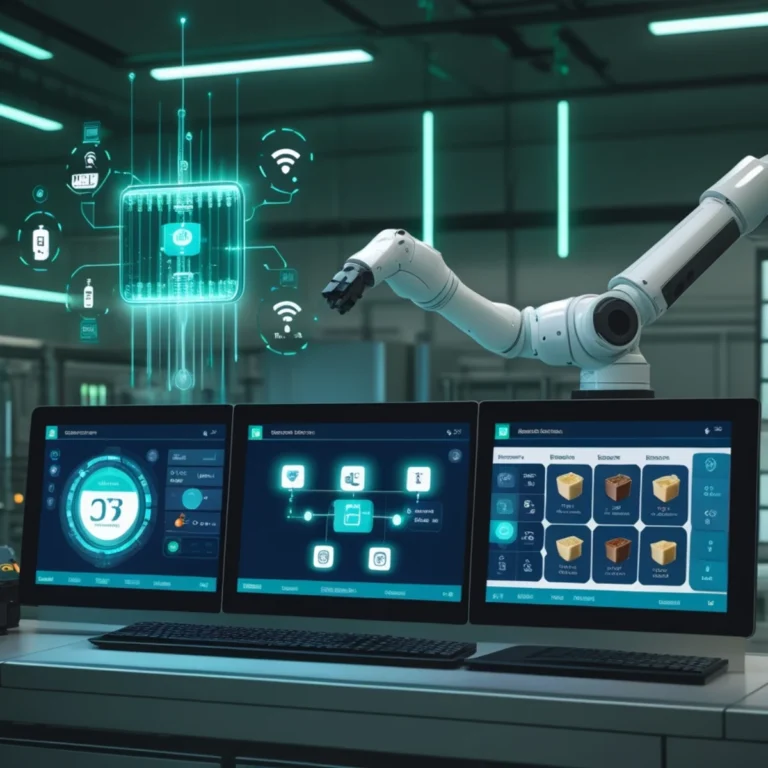 Schneider Programmable Logic Controller in a smart factory with IoT systems