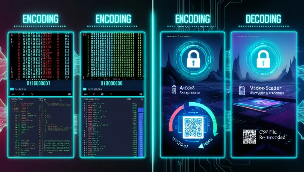 Security Encoding with AES and RSA