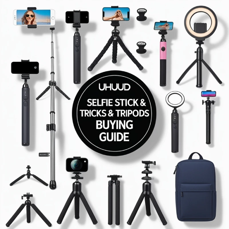 Selfie Sticks & Tripods Buying Guide _ UHuuD Category Image