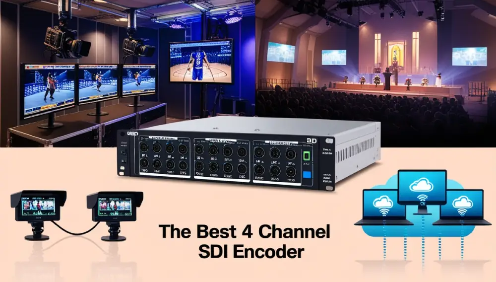Sports Event with SDI Encoder in Action