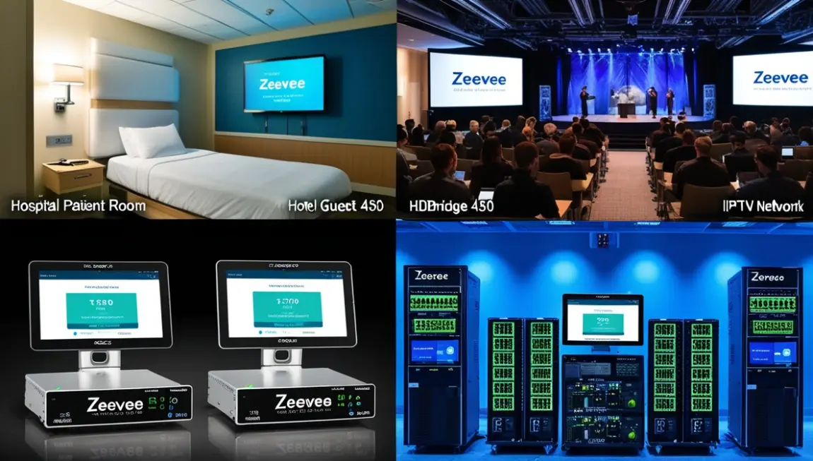 ZeeVee Encoder Featured Display in Enterprise Setup