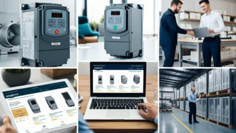 VFD in industrial setup controlling motor and enhancing energy efficiency.